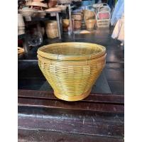 ราคา ตะกร้า กระบุงเงิน กระบุงไม้ไผ่ กระบุงใส่เงิน ตะกร้าใส่ตังค์ มีฝาปิด ใส่ได้ทั้งแบงค์ทั้งเหรียญ เก็บของ งานปราณีต ละเอียด กระบุง กระบุงเงิน (21757983804)