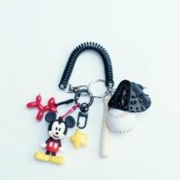 ราคา พร้อมส่งจากไทย พวงกุญแจMickey Mouse Minnie Mouse มิกกี้ มินนี่ งาน DIY น่ารักมาก (22325467619)