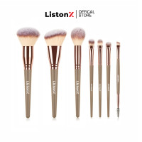 ราคา ListonX ชุดแปรงแต่งหน้า นางฟ้า เกรดพรีเมียม 7 ชิ้น ขนนุ่มพิเศษ ชุดแปรงแต่งหน้ามืออาชีพ ของขวัญสำหรับนักแต่งหน้าและคนรักความงาม ซื้อ 2แถม1 พัฟมาร์ชเมลโล่ (23188375271)