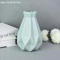 ราคา 1ชิ้นที่ทันสมัยแจกันดอกไม้สีขาวสีชมพูพลาสติกแจกันกระถางดอกไม้ตะกร้านอร์ดิกบ้านห้องนั่งเล่นตกแต่งเครื่องประดับการจัดดอกไม้ (16865186466)