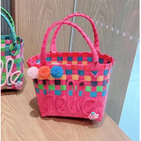 ราคา พร้อมส่ง wonderful story กระเป๋าสะพายไหล่ PE แต่งสายโซ่ถัก ประดับลูกปัด (20296713318)
