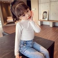 ราคา เสื้อแขนยาว คอเต่า สีพื้น ผ้าร่องยืด แบบนิ่ม สไตล์เกาหลี ผ้าบาง Girl Clothes Fancy Costumes Hippobaby20 (21669234594)