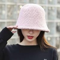 ราคา หมวกบักเก็ต ไหมพรม ผ้าขนนิ่ม ทรงปิดหน้า ปีกหมวกดัดเป็นทรงได้ หมวกขนแกะ (21147082581)