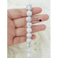 ราคา POOMJAI หินฮาวไลต์ Howlite กำไลหินมงคล กำไลหินแท้ กำไลหินธรรมชาติ Lucky Stone ขนาด 8 12 มิล แบ่งขายเป็นเซต ฟรี ไหมร้อย (4141908127)