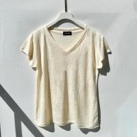 ราคา Chewa Online Store เสื้อยืด คอวี เสื้อผ้า สาวอวบ ผ้าสลาฟ ใส่สบาย V5 (22014281788)