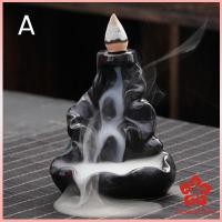 ราคา กระถางธูปกำยานควันน้ำตก สไตล์หิน ดอกบัว incense burner (21959417714)