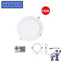 ราคา โคมไฟพาเนล LED กลมแบบฝังฝ้า HI TEK 691218W ดาวไลท์ฝังฝ้า (20946562476)