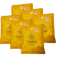 ราคา เซ็ต 6 ซอง ยาสีฟัน วิเศษนิยม แบบซอง แบบผง 40 g Viset Niyom traditional tooth powder ยาสีฟัน วิเศษนิยม ยาสีฟันตำรับโบราณ รายแรกของประเทศไทย เริ่มผลิตปี ๒๔๖๔ (22944192123)