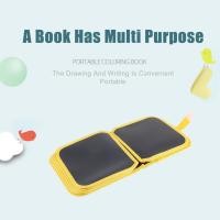 ราคา 14 หน้าสมุดวาดภาพแบบใช้ซ้ำได้แบบพกพา Erasable ของเล่น Doodle Book พร้อมปากกาสีน้ำ 12 ปากกาสำหรับเด็ก (22851279550)
