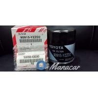 ราคา กรองน้ำมันเครื่อง พร้อมแหวนถ่าย 1ตัวแท้ศูนย์ Toyota VIGO Revo Innova FORTUNER COMMUTER 1J 2J 90915 YZZD2 (9633507781)