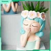ราคา Sunnoony สาวสวยหน้าอกกระถางกระถางดอกไม้สะสมโต๊ะกระถางบอนไซแจกันดอกไม้การ์ตูนสำหรับบาร์สำนักงานของขวัญเตาผิงห้องนั่งเล่น (23000226947)