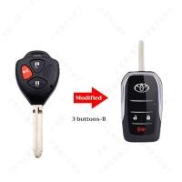 ราคา Toyota ดัดแปลงพับกรอบกุญแจสําหรับ Toyota Vios Yaris Vitz Commuter Vios PH Vigo Innova Fortuner Key Shell (22626836236)