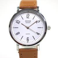 ราคา นาฬิกาข้อมือชาย OMQ เรือนเหล็ก สาย หนังแท้ ระบบQuartz 3เข็ม สไตล์คลาสสิค เรียบหรู ส่งเร็ว ส่งไว (21605529664)