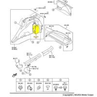 ราคา ของแท้ DL336889X 02 พลาสติก ปิดขอบท้ายฝากระโปรงหลังชิ้นใหญ่ มาสด้า2 Mazda 2 Sport ปี 2010 2014 รุ่น 5 ประตู ราคาต่อ 1 ชิ้น เบิกศูนย์ (23263289431)