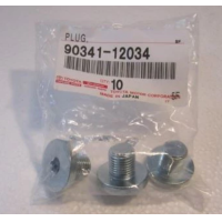ราคา ของแท้ 90341 12034 น็อตถ่ายน้ำมันเกียร์ CVT โตโยต้า อัลติส Toyota Altis ปี 2007 2014 ราคาต่อ 1 ชิ้น ของแท้เบิกศูนยN (23302546093)
