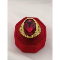 ราคา แหวนพลอยสแตนเลสยิงเลเซอร์ข้างครุฑ มีพลอยให้เลือก 4 สี (21130508130)