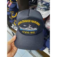 ราคา หมวกแก๊ป เรือหลวงจักรีนฤเบศร HTMS Chakri Naruebet CHV 911 สีดำ Sattahip shop จัดส่งทุกวัน ปิดยอด 10 30 น (14576499195)