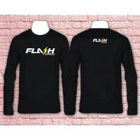 ราคา L008 เสื้อยืดคอกลมแขนยาว เสื้อแขนยาวสกรีน Flash Express สกรีนหน้า หลัง ราคาถูก ผ้ากีฬา ไมโครโพลีเอสเตอร์ หน้า 145แกรม นุ่มลื่นสวมใส่สบาย ระบายความร้อนได้ดี (22097422588)