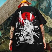 ราคา 3d ญี่ปุ่น Samurai พิมพ์ผู้ชายเสื้อยืดแฟชั่นฤดูร้อน Mens Street Trend เสื้อยืดขนาดใหญ่ S 5XL (21696208192)