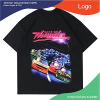 ราคา เสื้อยืด ลาย Nascar RACING THUNDER เสื้อยืด ลาย VINTAGE NASCAR RACING 90S เสื้อยืด ลาย VINTAGE สีดําS 5XL S 5XL (20923037994)