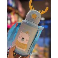 ราคา แก้วน้ำเด็ก กระติกน้ำ กระติกน้ำเด็ก กระติกน้ำเก็บอุณหภูมิ มีสายสะพาย กระติกน้ำลายการ์ตูนหลอดเด้ง500ml สินค้าพร้อมส่ง (18675053768)