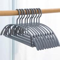 ราคา 10ชิ้น กันลื่น ข้น ไม้แขวนเสื้อ ครึ่งวงกลม ไม่มีรอยต่อ ไม้แขวนเสื้อ ผู้ใหญ่ เสื้อผ้าและกางเกงชั้นวาง บ้านราวตากผ้า (22636248204)