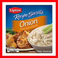ราคา Lipton Recipe Secrets Onion Recipe Soup Dip Mix 57g ลิปตันซุปหัวหอมซุปและดิปมิกซ์ น้ำสต๊อก น้ำเกรวี่ ซุป ซุปหัวหอม (18271743870)