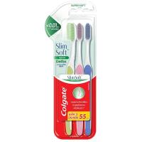 ราคา Colgate SlimSoft Detox Toothbrush SuperSoft Pack 3 คอลเกต สลิมซอฟท์ สไปรัล ดีท็อกซ์ แปรงสีฟัน รุ่นนุ่มพิเศษ แพ็ค 3 (16944513013)