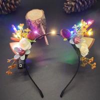 ราคา Almost Best ที่คาดผมดอกไม้ ที่คาดผมมีไฟ ที่คาดผม LED มีไฟ สวยมาก มงกุฎไฟกระพริบ (22919560383)