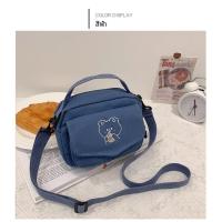 ราคา กระเป๋าผ้าใบทรงสี่เหลี่ยมเล็กสำหรับผู้หญิง ทรงสัตว์ มินิมอล สไตล์นักเรียน กระเป๋าสะพายข้างแบบสะพายไหล่ข้างเดียว สีขาว น้ำเงิน ดำ (22712759162)