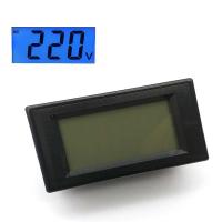 ราคา D85 20 Two wire 220V 380V 500V LCD Voltmeter Digital Display AC Voltmeter AC80 500V Voltage Meter (21441739270)
