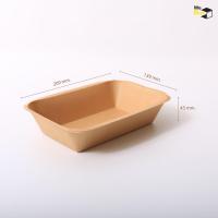 ราคา จานกระดาษคราฟท์เหลี่ยม ถาดอาหารกระดาษคราฟท์ ถาดขนม ถาดอาหาร (14423569161)