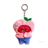 ราคา เกาหลี BTS BT21 การ์ตูนผลไม้แถบคาดศีรษะชุดจี้ตุ๊กตาน่ารักการ์ตูนจี้พวงกุญแจ Ger TH (22788716376)