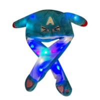 ราคา SADIE สัตว์สัตว์สัตว์ หมวกกำมะหยี่เคลื่อนไหวได้เรืองแสง การ์ตูนลายการ์ตูน ที่อุ่นคอ หมวกปิดหูรูปสัตว์ หมวกดักสัตว์ คุโรมิ หมวกสัตว์ประดับศีรษะ ฤดูหนาวในฤดูหนาว (22878056234)