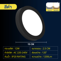 ราคา ดาวไลน์แบบลอย LED 12W18W24W ไฟตกแต่งเพดาน ดาวน์ไลท์ ติดลอย แสงขาว แสงวอร์ม ขอบขาว ดำ ลายไม้ มินิมอล ไฟเพดานบ้าน led 220V (23088475474)