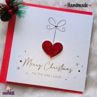 ราคา Handmade To The one I Love Luxury Christmas card Christmas Card Wife Christmas card Husband Christmas card Partner Christmas Card (20903345933)