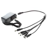 ราคา 9V Effect Pedal Power AC DC Adapter W 5 Way Chain Splitte Cable (20582753245)