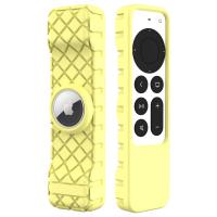 ราคา Denk สำหรับ Apple TV 4K 2021รีโมทคอนโทรลซิลิโคนฝาครอบป้องกัน AirTag กรณีห่อทั้งหมดเคสกันกระแทก (14357258253)