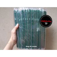 ราคา หลอดดูดน้ำ ยาว24ซม 8มม 1ห่อ มี200เส้น หลอดสีเขียว หลอดดูดน้ำพลาสติก หลอดดูด หลอดห่อฟิล์ม หลอดดูดน้ำใช้แล้วทิ้ง หลอดดูดน้ำมีซองหุ้ม หลอด (21372858331)