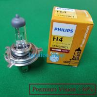 ราคา หลอดไฟหน้า H4 Philips 12V 60 55 W P43t 38 12342PRC1 Premium Vision 30 จำนวน 1 หลอด (360594791)