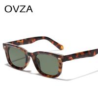 ราคา OVZA Classic Retro Mens Sunglasses Brand Designer 2024 New Womens Sun glasses Rectangle Frame S2072 (21905958331)