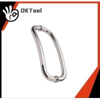 ราคา ชุดมือจับประตู มือจับประตูสแตนเลส มือจับประตูแบบโค้งสแตนเลส เกรด304 ขนาด 33 cm (15840961116)