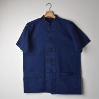 ราคา เสื้อหม้อห้อม คอจีนกระดุมจีน แขนสั้น SP02 (17443626128)