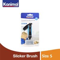 ราคา Kanimal Slicker Brush แปรงสลิคเกอร์ แปรงหวีขน พร้อมหวีพกพา ช่วยสางขน สำหรับสุนัขและแมว Size S M L (18834369380)