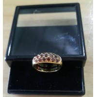 ราคา แหวนทับทิม แหวนพลอยนพเก้า แหวนพลอยตัวเรือนทองเหลืองขัดเงา BR 03 (15799972514)
