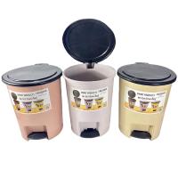 ราคา ถังขยะ ถังขยะแบบเหยียบ ถังขยะอัตโนมัติ ถังขยะขาเหยียบ ทรงกลมขนาด14 ลิตร ถังขยะฝาปิดขนาด กว้าง 29 x ยาว 29 x สูง 35 cm (19311568731)