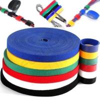 ราคา Width 15mm DIY Reusable Nylon Velcro Cable TiesHook and Loop Fastener TapeDouble Sided Self Adhesive Fastener Velcro StrapWinder Cable Tie Velcros StrapRibbon Wire Seals Office Desktop Organizer (1447