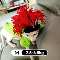 ราคา yoyopet Headband หมวกถักไหมพรม หมวกแมว หมา ที่คาดผมสัตว์เลี้ยง หมวกเรกเก้ สำหรับแมวสายเขียว หมวกแฟชั่น (22821993704)