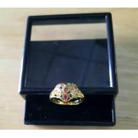 ราคา แหวนทองเหลืองลายหัวใจประดับพลอย แหวนทองเหลืองหัวใจนพเก้า แหวนทองเหลืองหัวใจทับทิม BR 15 (17693117418)