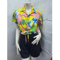 ราคา HW 62เสื้อสงกรานต์ เสื้อเอวลอย เสื้อผูกเอว เสื้อลายดอก แฟชั่นสงกรานต์ (21598033128)